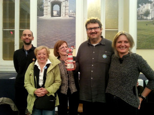 La delegazione slovena. Lubjiana è la prima capitale europea ad aver aderito a Zero Waste