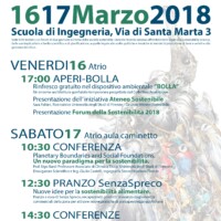 16/17 MARZO – FIRENZE – SOCIETA’ SOSTENIBILE WEEKEND IN SANTA MARTA